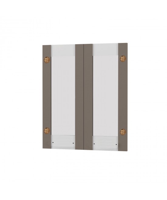 Άνω Πορτάκια-Τζάμι Charlotte Μόκα 60x71.8x1.6cm