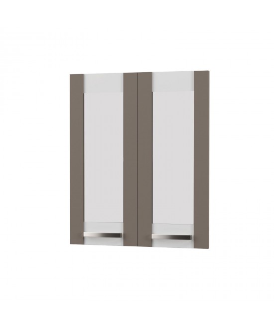 Άνω Πορτάκια-Τζάμι Charlotte Μόκα 60x71.8x1.6cm