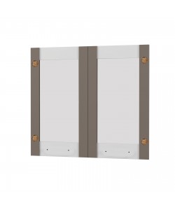 Άνω Πορτάκια-Τζάμι Charlotte Μόκα 80x71.8x1.6cm