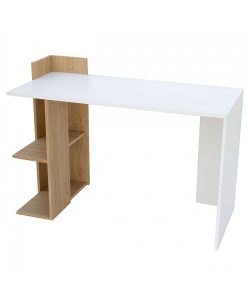 Γραφείο 120x55x85 Λευκό-με Φυσικό Μοντέρνα Σχεδίαση