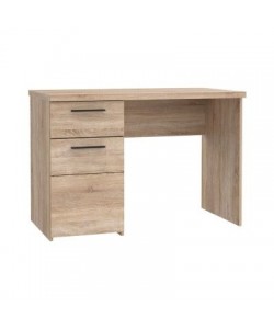 Γραφείο Solo 110x60x76 Sonoma με Wenge και MDF Καμπυλωτό τελείωμα στις πόρτες