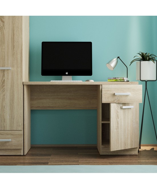 Γραφείο Top Mix 120x55x77cm Σονόμα ένα ντουλάπι και ένα συρτάρι