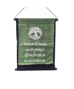 Διακοσμητικό Τοίχου Καδράκι με όμορφα χρώματα και μοντέρνα σχέδια Πράσινο 38x45εκ