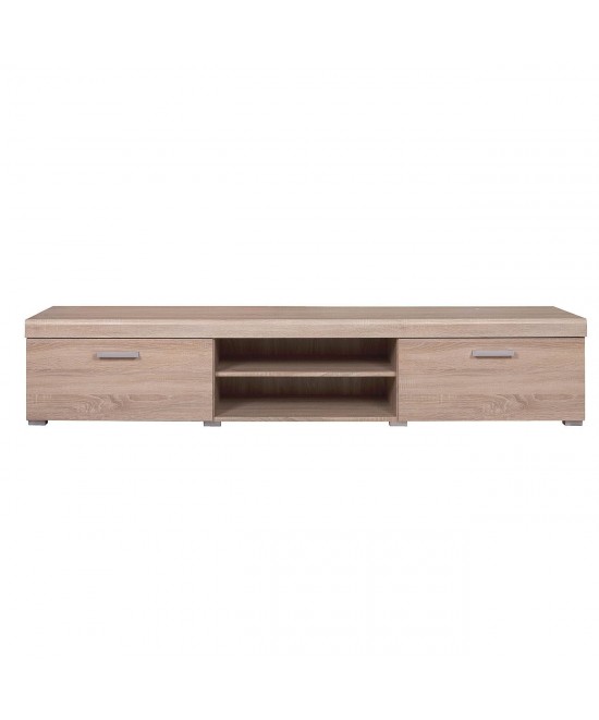 Έπιπλο TV Damis 200x45x39εκ Με MDF Διακόσμηση Sonoma
