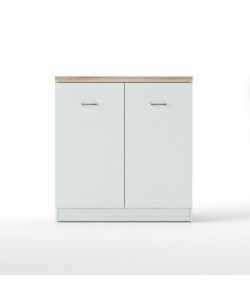 Κομότα KOM2D 80x33x85εκ Λευκή-Σονόμα