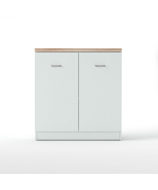 Κομότα KOM2D 80x33x85εκ Λευκή-Σονόμα