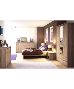 Κρεβάτι Norton Διπλό Χωρίς Πάτωμα Sonoma 160x200cm Κρεβάτι Norton Διπλό Χωρίς Πάτωμα Sonoma 160x200cm