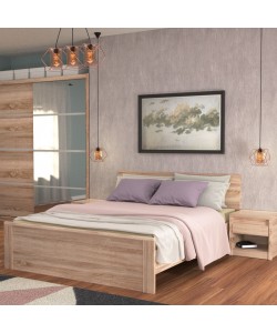 Κρεβάτι Norton Ημίδιπλο Σονόμα Χωρίς τάβλες 120x200cm