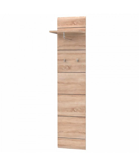 Κρεμάστρα Solo 40x30x194cm Sonoma με λεπτομέρειες Wenge και MDF Καμπυλωτό τελείωμα Κρεμάστρα Solo 40x30x194cm Sonoma με λεπτομέρειες Wenge και MDF Καμπυλωτό τελείωμα