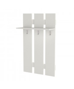 Κρεμάστρα Τοίχου Wie 60x23x100cm Λευκή