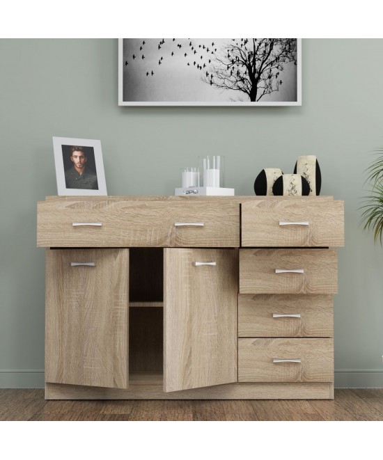 Μπουφές ΚΟΜ2D5S 120x33x85εκ Sonoma