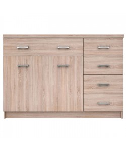 Μπουφές ΚΟΜ2D5S 120x33x85εκ Sonoma Μπουφές ΚΟΜ2D5S 120x33x85εκ Sonoma