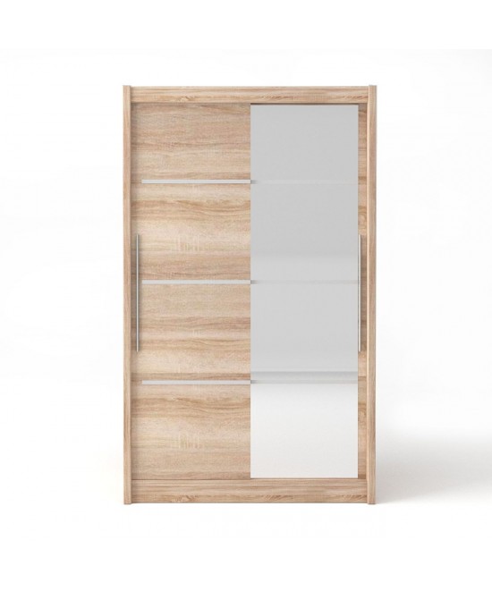 Ντουλάπα Δίφυλλη Ilona Sonoma 130x61x215εκ MDF