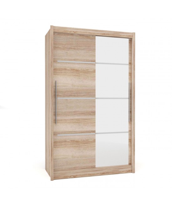 Ντουλάπα Δίφυλλη Ilona Sonoma 130x61x215εκ MDF