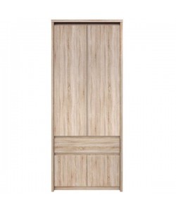 Ντουλάπα Δίφυλλη Norton Sonoma  88x55x210εκ