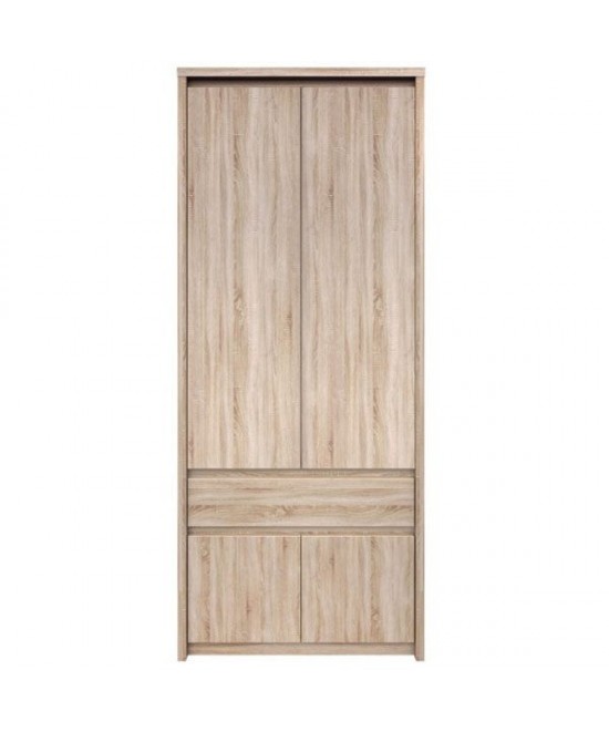 Ντουλάπα Δίφυλλη Norton Sonoma  88x55x210εκ