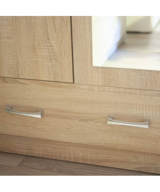 Ντουλάπα Δίφυλλη Top Mix 60x33x183cm Σονόμα με Καθρέπτη Ντουλάπα Δίφυλλη Top Mix 60x33x183cm Σονόμα με Καθρέπτη