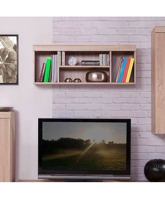Ράφι Damis 110x22.5x39.5εκ Σονόμα Κρεμαστό με mdf Λεπτομέρεια