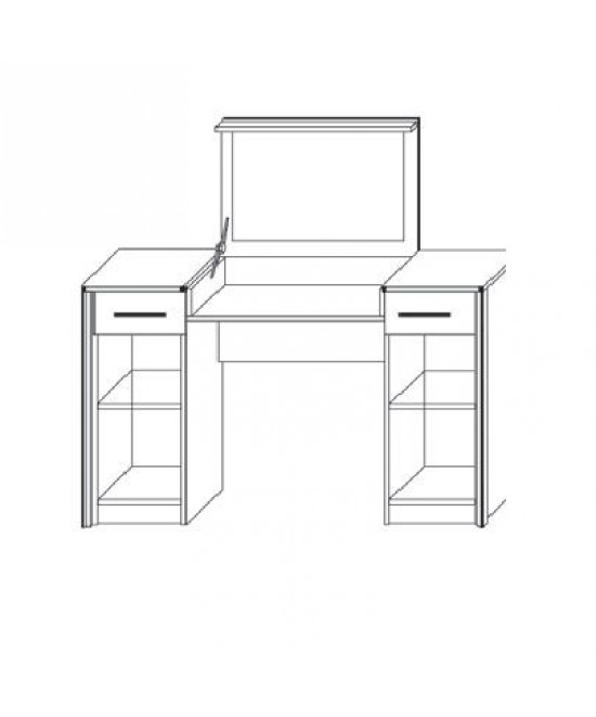 Τουαλέτα Scarlet Σονόμα-Βέγκε 122x46x76/117.5εκ