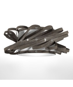 Φωτιστικό Κρεμαστό Majorka Μονόφωτο Γκρί (PP+PVC) Ε27 58x58x80cm