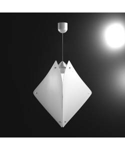 Φωτιστικό Κρεμαστό Zadar Μονόφωτο Λευκό (PP+PVC) Ε27 50x50x80cm