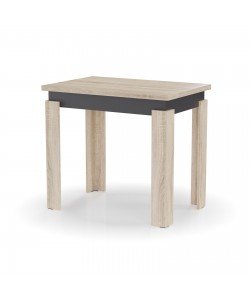 Τραπέζι Κουζίνας Family Σονόμα-Ανθρακί 90x60x77cm