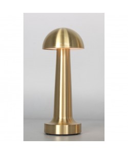 Επιτραπέζιο Φωτιστικό Led 3W 3000K Χρυσό Φ10x22cm