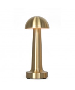 Επιτραπέζιο Φωτιστικό Led 3W 3000K Χρυσό Φ10x22cm