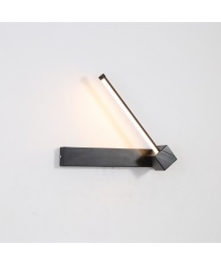Φωτιστικό Τοίχου Led 6W 3000K Μαύρο 30x90x5cm Φωτιστικό Τοίχου Led 6W 3000K Μαύρο 30x90x5cm