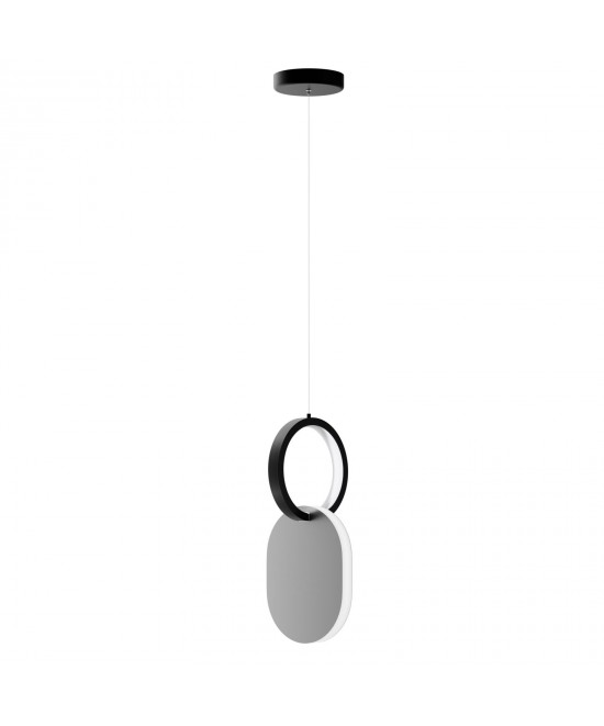 Φωτιστικό Κρεμαστό Led 15W 4000K Νίκελ Ματ Φ15x120cm Φωτιστικό Κρεμαστό Led 15W 4000K Νίκελ Ματ Φ15x120cm