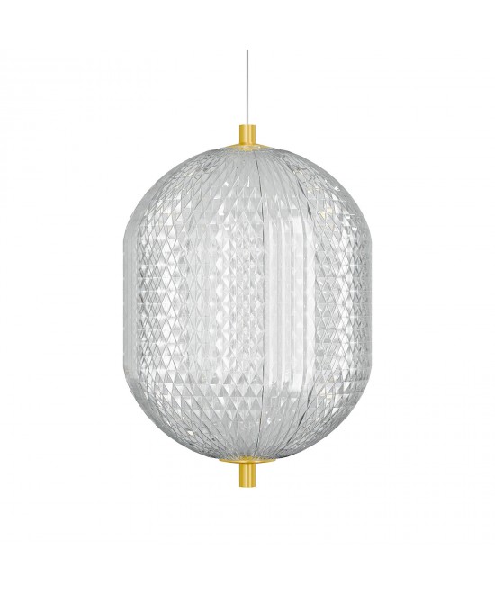 Φωτιστικό Κρεμαστό Led 18W 4000K Χρυσό 15x20x120cm Φωτιστικό Κρεμαστό Led 18W 4000K Χρυσό 15x20x120cm