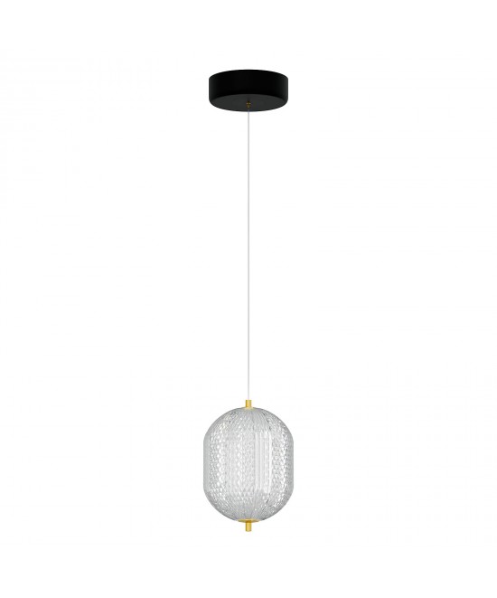 Φωτιστικό Κρεμαστό Led 18W 4000K Χρυσό 15x20x120cm Φωτιστικό Κρεμαστό Led 18W 4000K Χρυσό 15x20x120cm