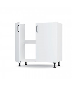 Modest Κάτω Ντουλάπι Νεροχύτη Λευκό 80x48x82cm