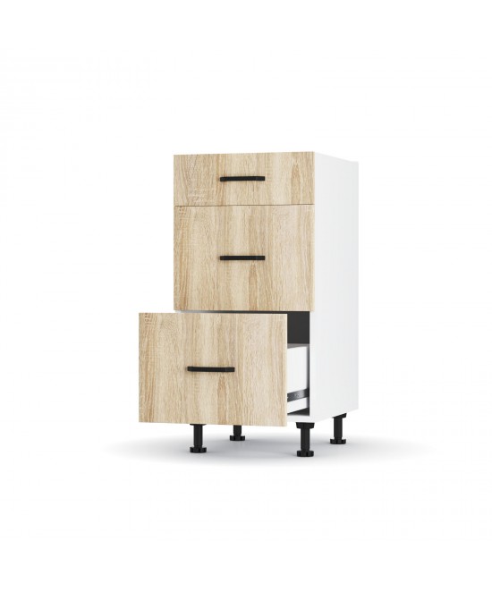 Modest Κάτω Ντουλάπι Συρταριέρα Σονόμα 40x48x82 εκ Modest Κάτω Ντουλάπι Συρταριέρα Σονόμα 40x48x82 εκ