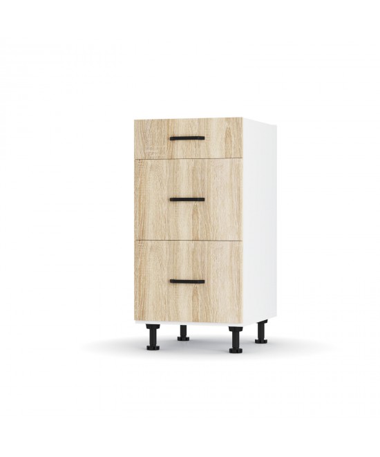Modest Κάτω Ντουλάπι Συρταριέρα Σονόμα 40x48x82 εκ Modest Κάτω Ντουλάπι Συρταριέρα Σονόμα 40x48x82 εκ