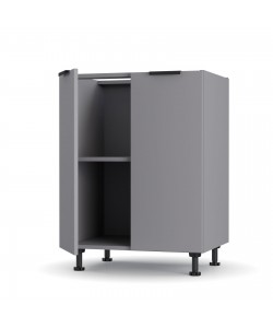 Craft Κάτω Ντουλάπι Γραφίτη 60x48x82cm