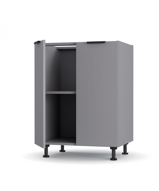 Craft Κάτω Ντουλάπι Γραφίτη 60x48x82cm