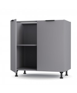 Craft Κάτω Ντουλάπι Γραφίτη 80x48x82cm Craft Κάτω Ντουλάπι Γραφίτη 80x48x82cm