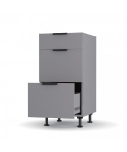 Craft Κάτω Ντουλάπι Συρταριέρα Γραφίτης 40x48x82cm