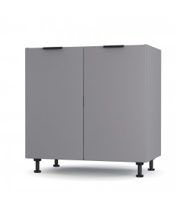 Craft Ντουλάπι Νεροχύτη Γραφίτη 80x48x82cm