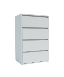 Συρταριέρα Idea Λευκό 80x42x100cm Συρταριέρα Idea Λευκό 80x42x100cm