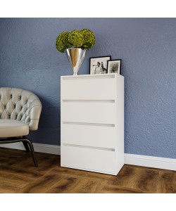 Συρταριέρα Idea Λευκό 80x42x100cm