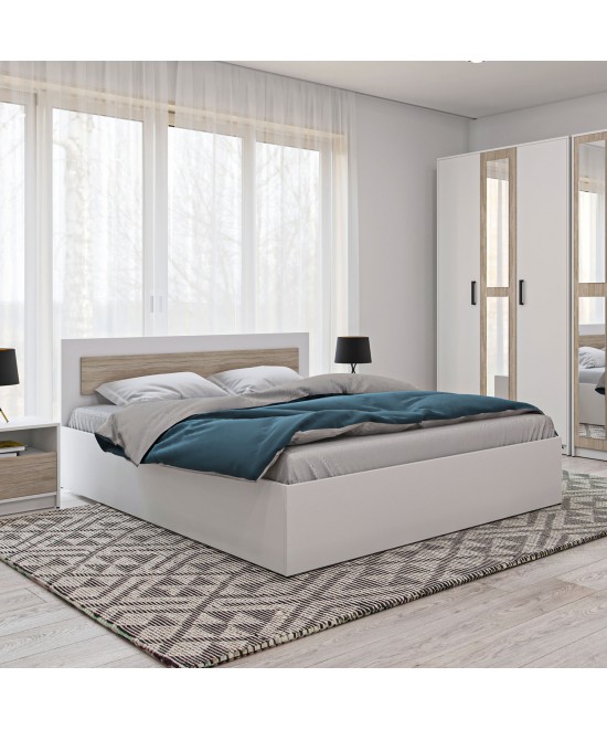 Κρεβάτι Viva Λευκό-Σονόμα 160x200cm