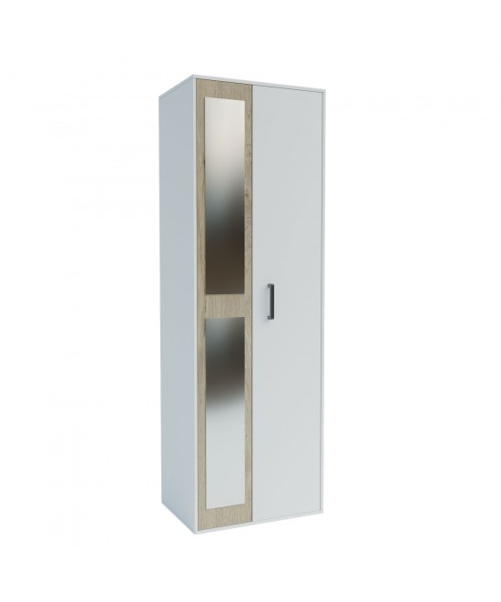 Ντουλάπα Viva Λευκό-Σονόμα 70x50x209cm