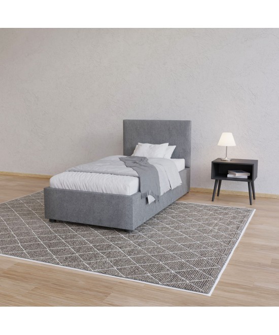 Κρεβάτι Billy Γκρι 90x200cm
