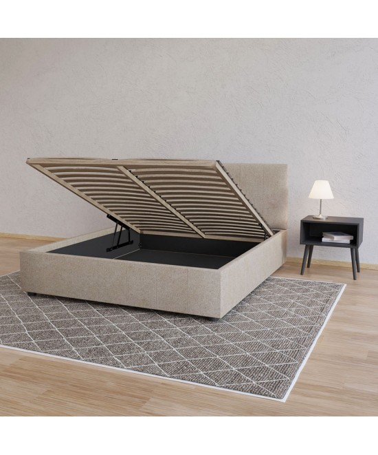 Κρεβάτι Billy Μπεζ 160x200cm