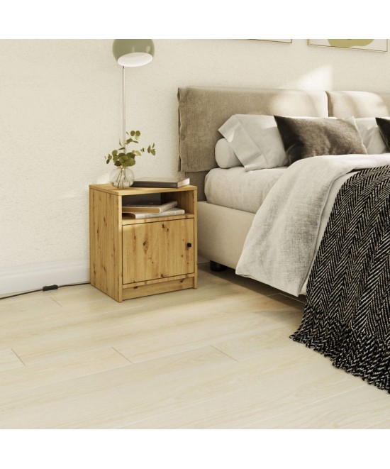 Κομοδίνο Luna Βελανιδιά 40x40x50cm