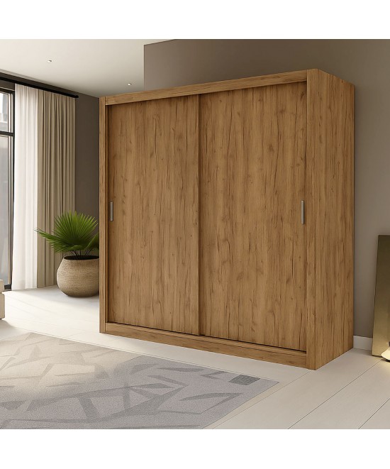 Ντουλάπα Reflex Χρυσό Δρυς 180x60x215cm