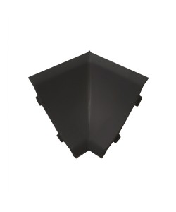 Γωνία Εσωτερική Αρμοκάλυπτρου Μαύρη 4x2.5x4cm