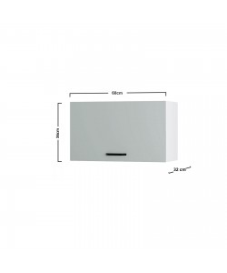 Modest Πάνω Ντουλάπι Απορροφητήρα Γκρι 60x32x36εκ